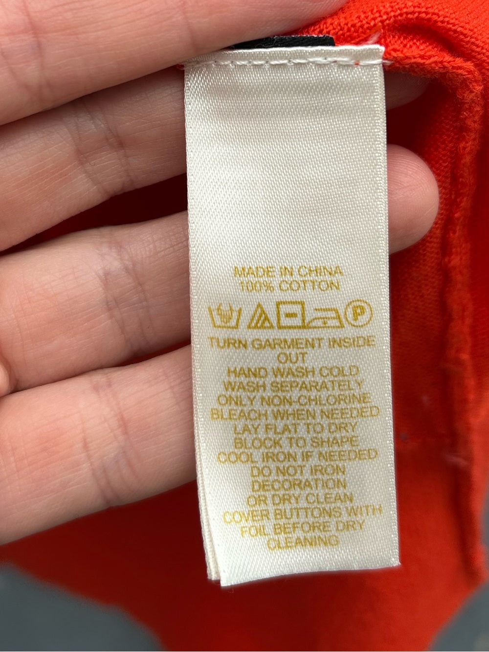 Kate Spade Orange jewelled Cardigan, size M