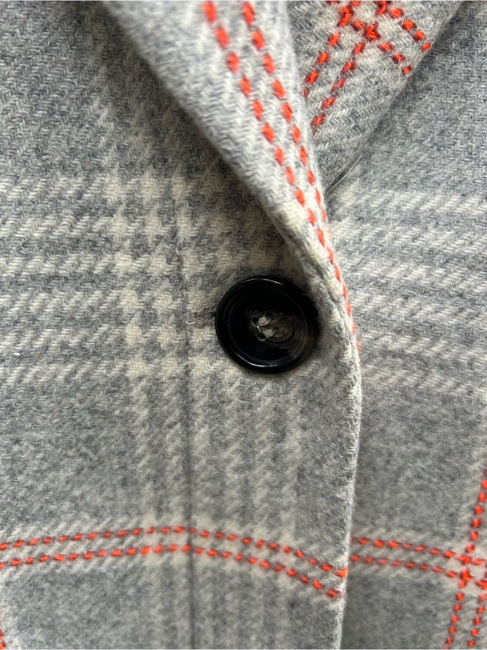 Tiger of Sweden Aloe Grey Plaid Wool Jacket, size 34 (approx US 6)