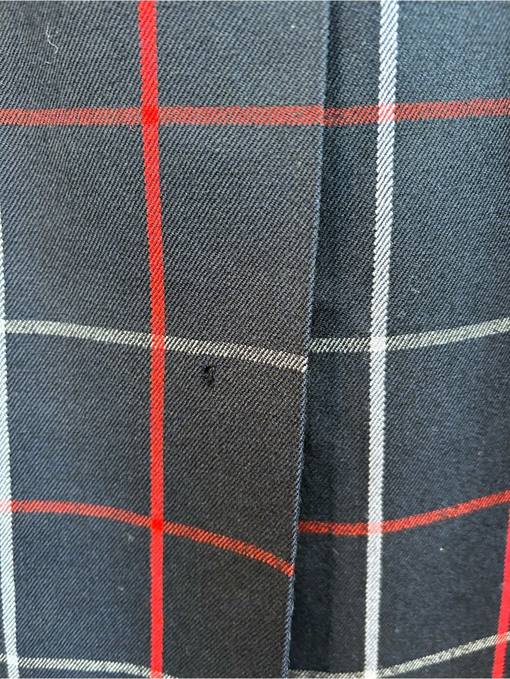 Burberrys vintage plaid wool kilt, Approx Size 6