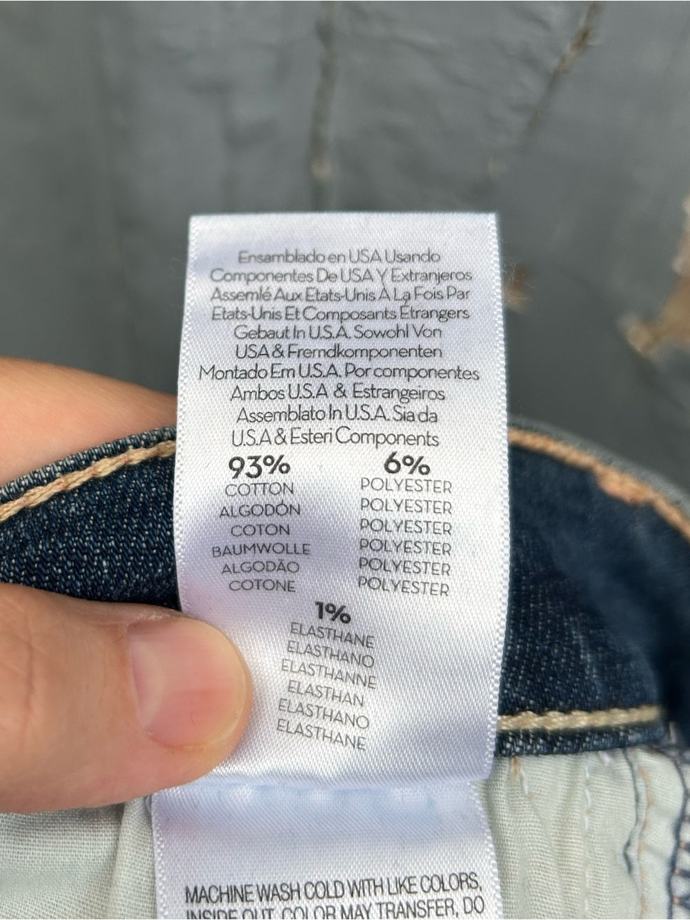 Mother the Insider Crop Step Fray, size 27