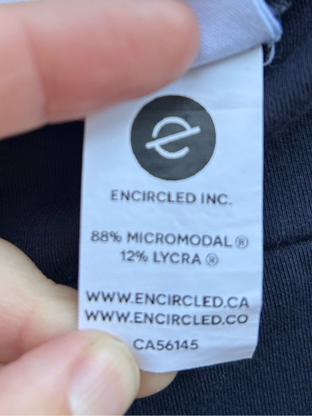 Encircled Navy midi skirt, size XS