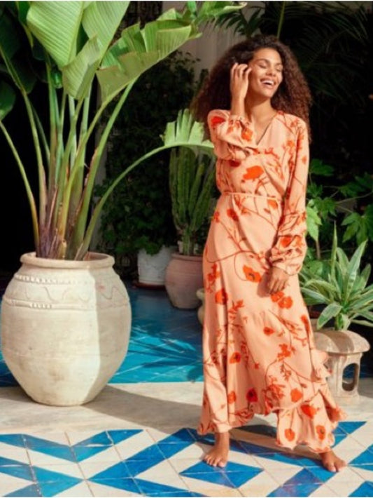 Johanna Ortiz x H&M Floral Wrap Maxi, Small