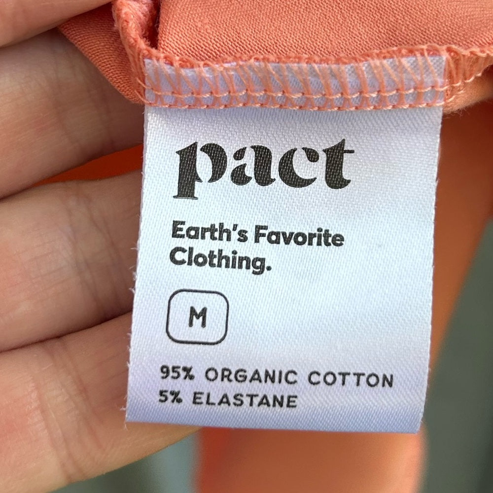Pact Fit & Flare Strappy dress, BNWT, size M