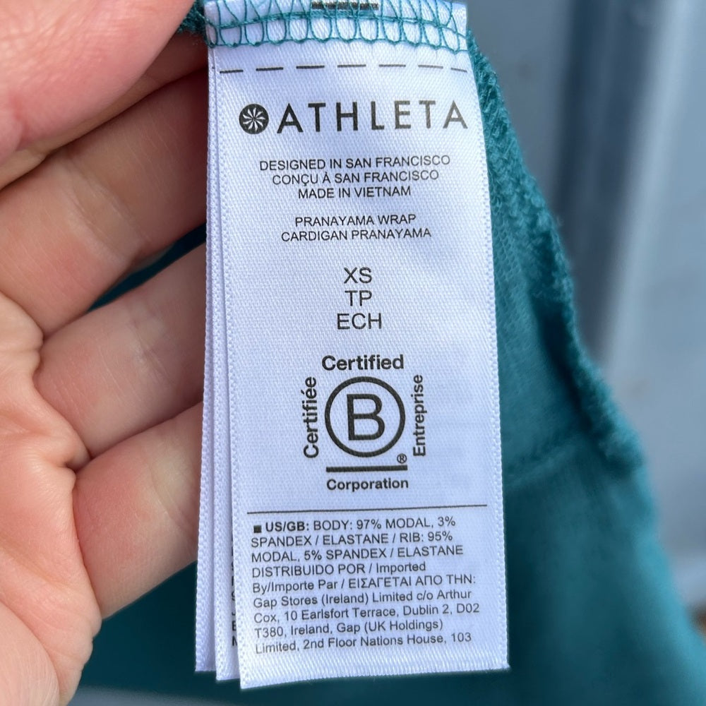Athleta Modal Pranayama Wrap, Size XS