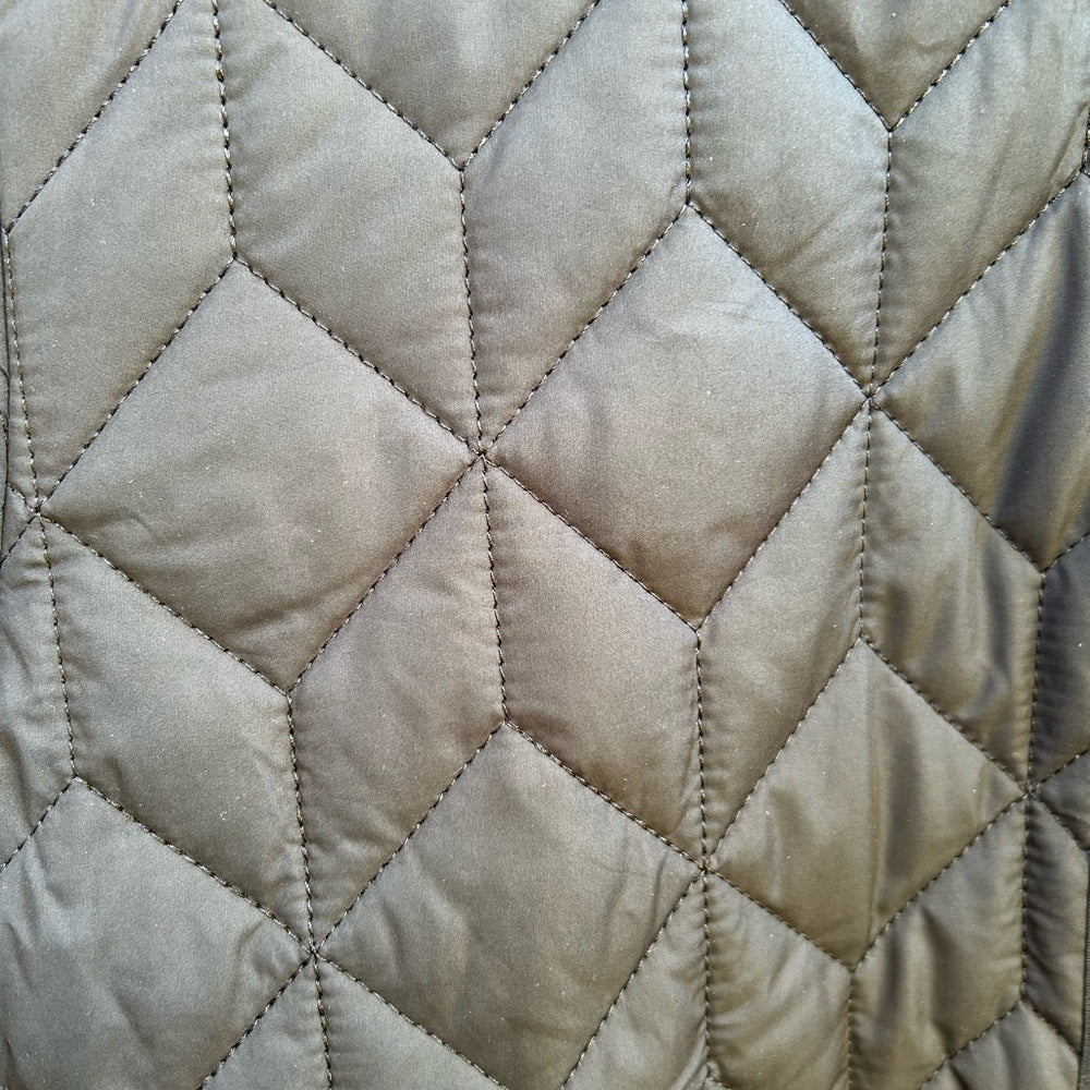 Ilse Jacobsen Short quilted A-shaped coat, size 8