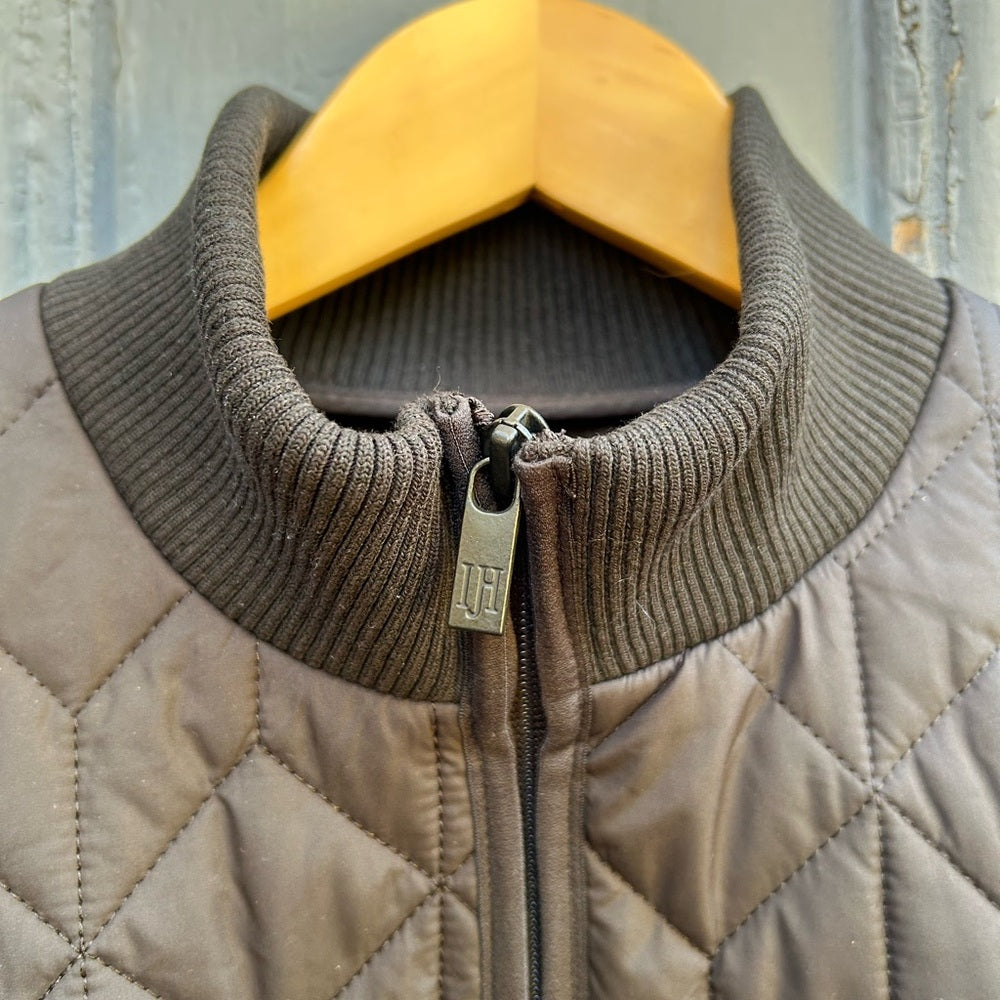 Ilse Jacobsen Short quilted A-shaped coat, size 8
