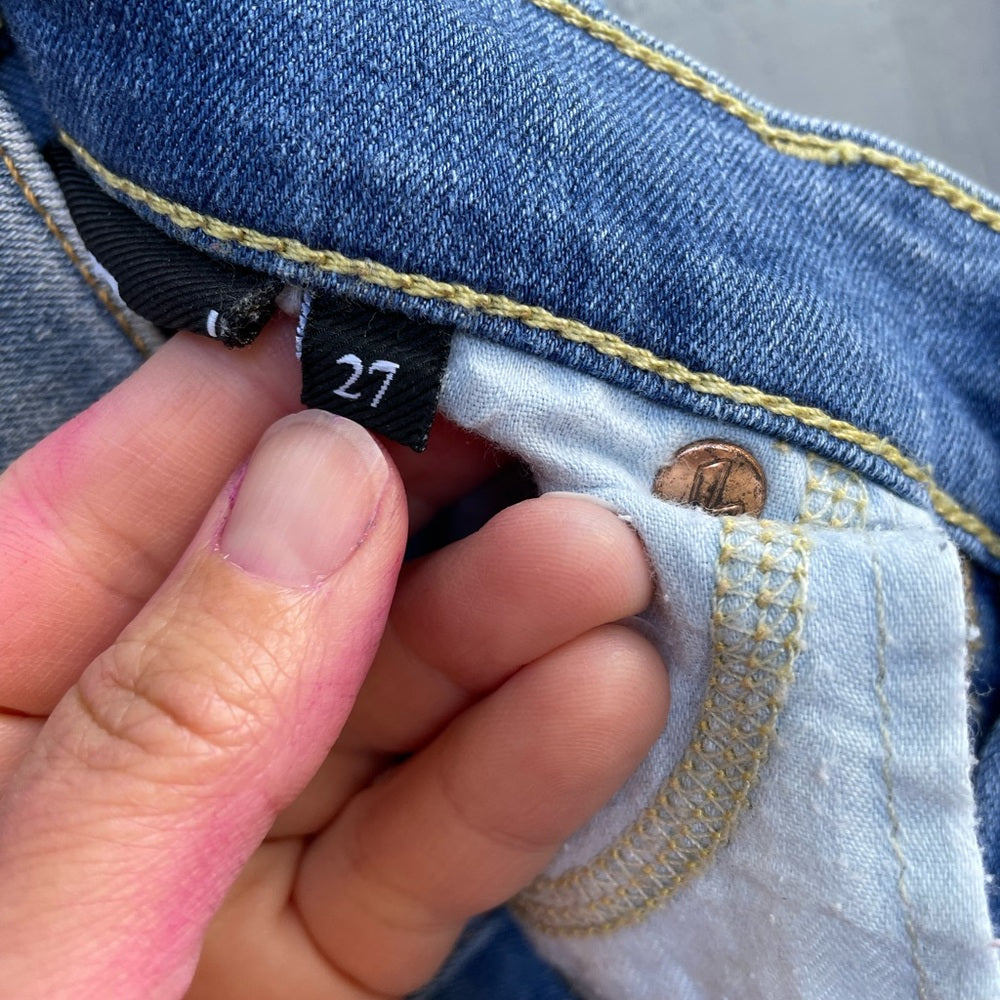 7 For Mankind Josefina skinny boyfriend Jeans Sz 27