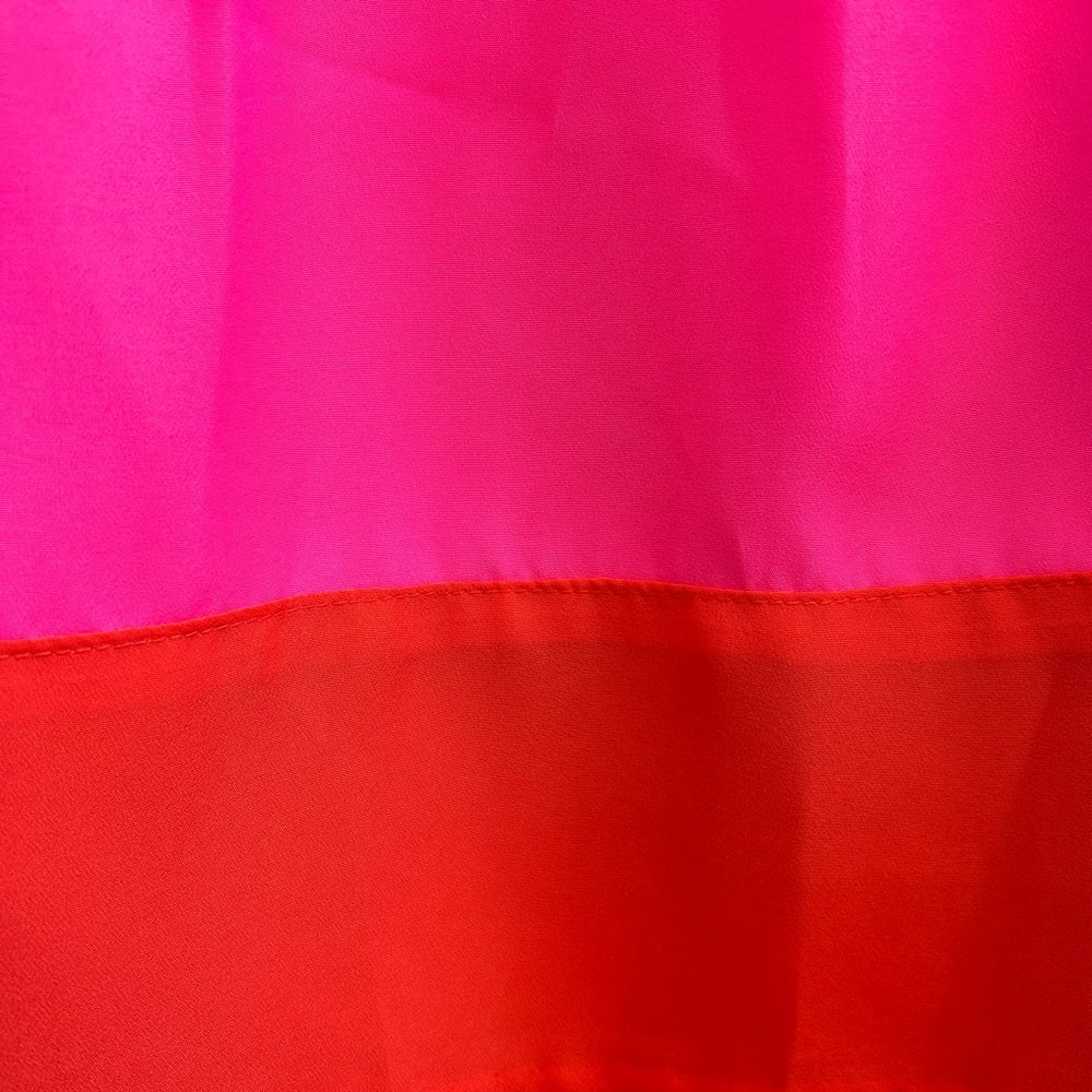 J. Crew Barbie Pink & Red Flare Skirt, size 0