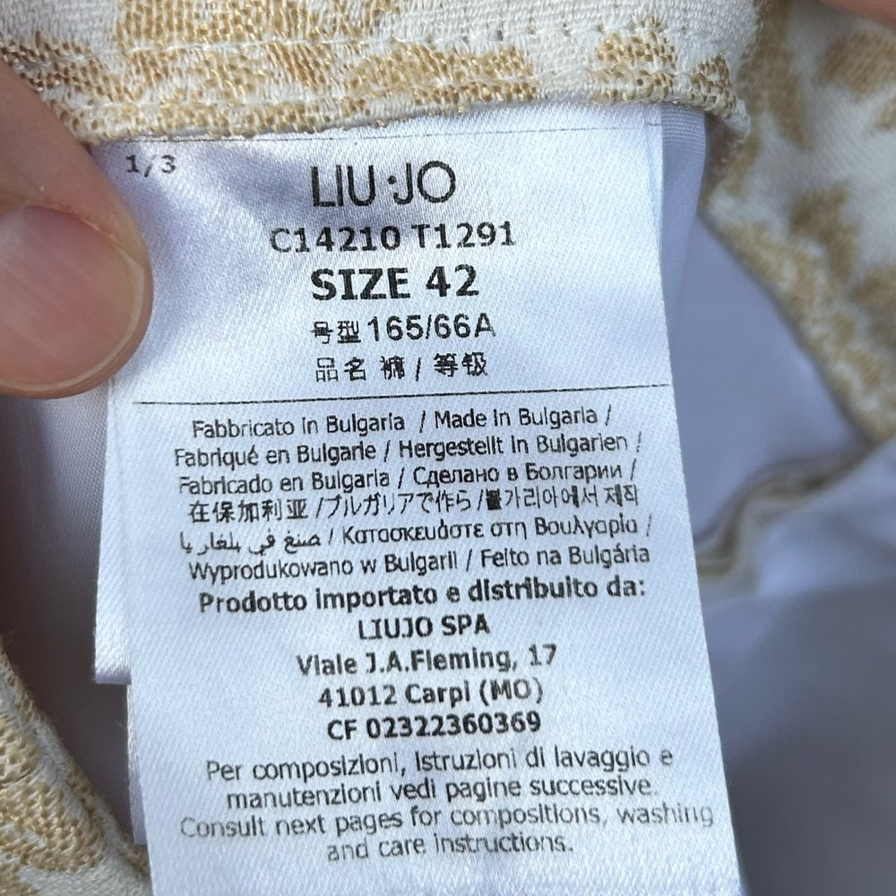 Liu Jo brocade Capri, size IT42 (M)