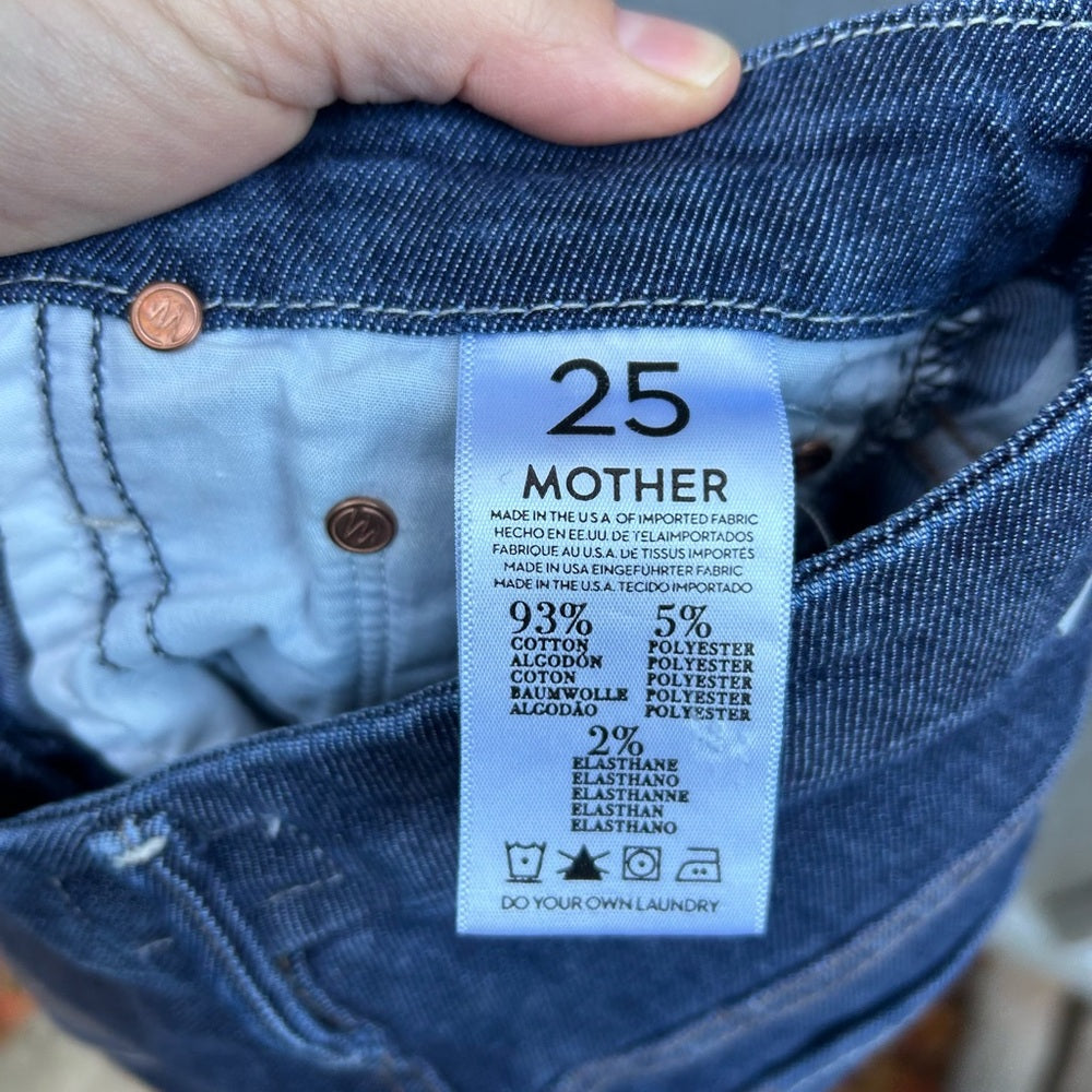 Mother The Looker High-Waisted Skinny Jeans, size 25
