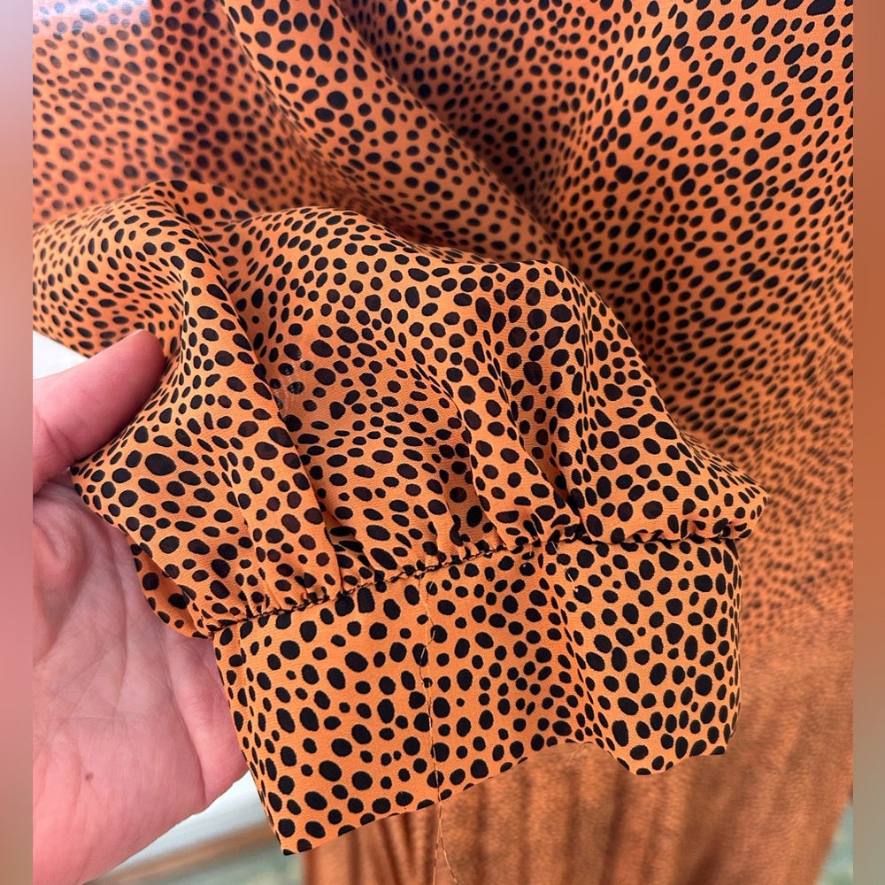 Bruce Wayne Vintage Animal Print Dress, Modern size 10