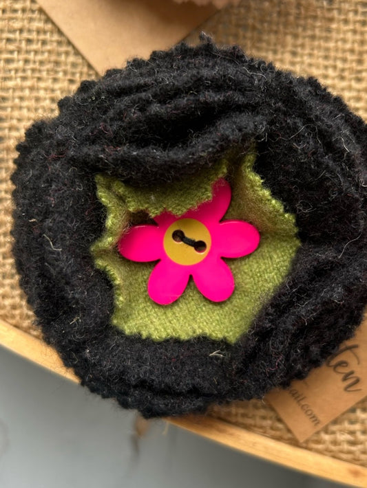 Vintage Cashmere Floral Brooch