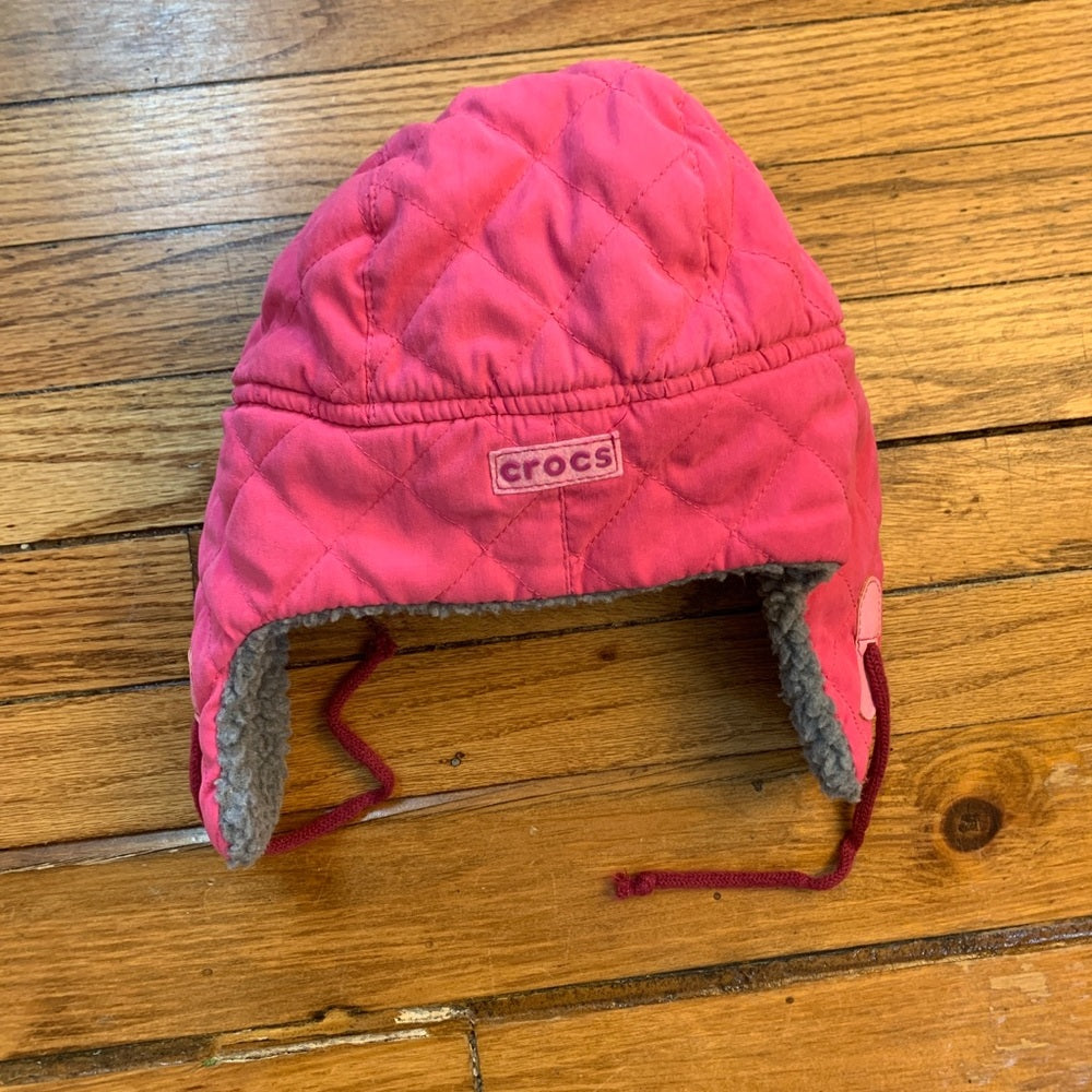 Crocs pink fleece toque, One Size