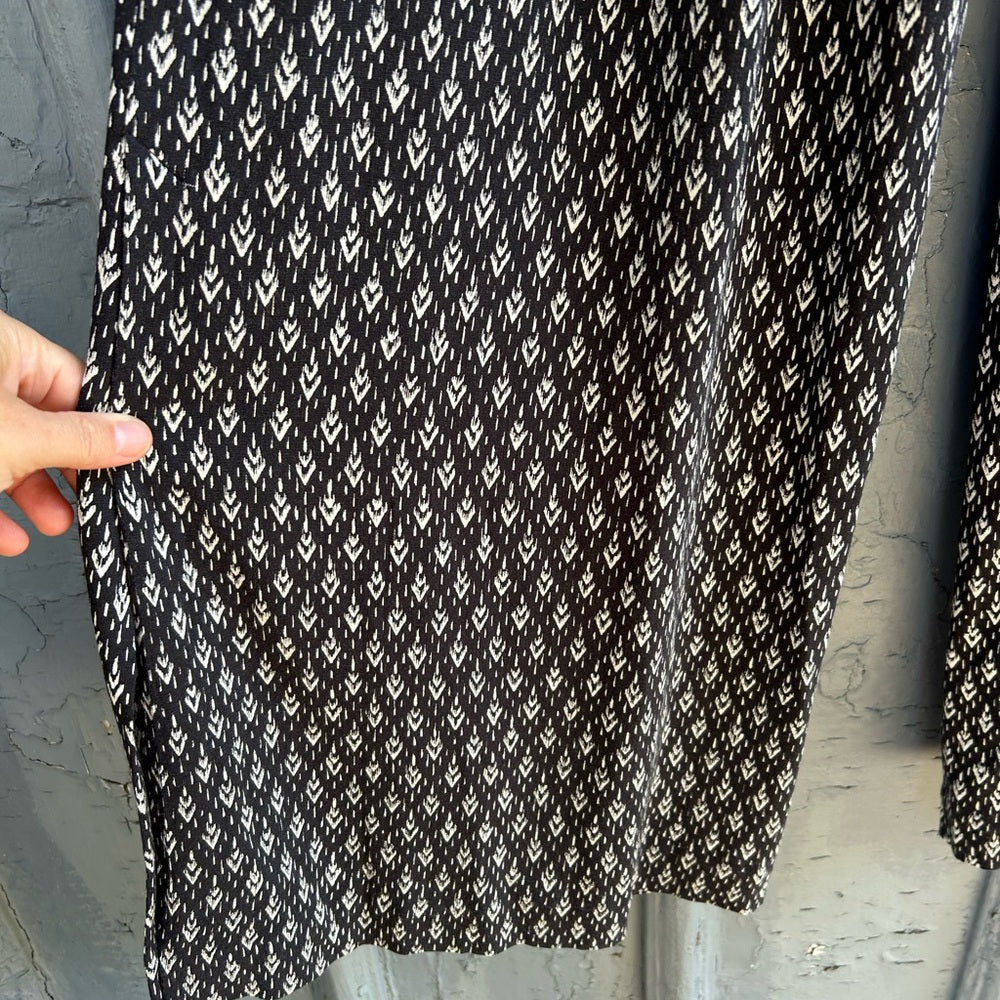 Anthropologie Elevenses Kaimana black and white Palazzo Pants, Small