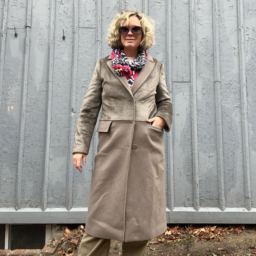 Karen Millen Wool Overcoat, size 8