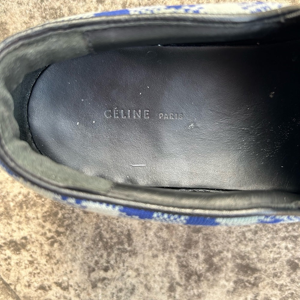 Celine Slip On Checked Shoes, size 37