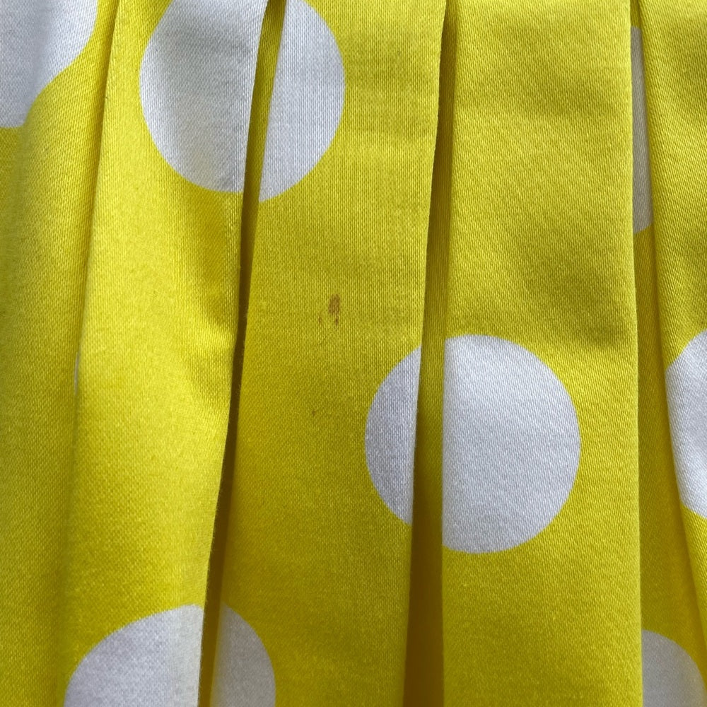 Pink Tartan Yellow Polka Dot Skirt, size 2
