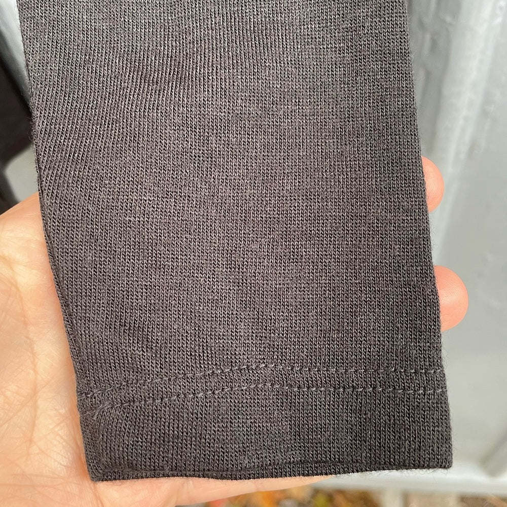 Ann Taylor Knit & Crepe Black Blouse, BNWT, size Small P