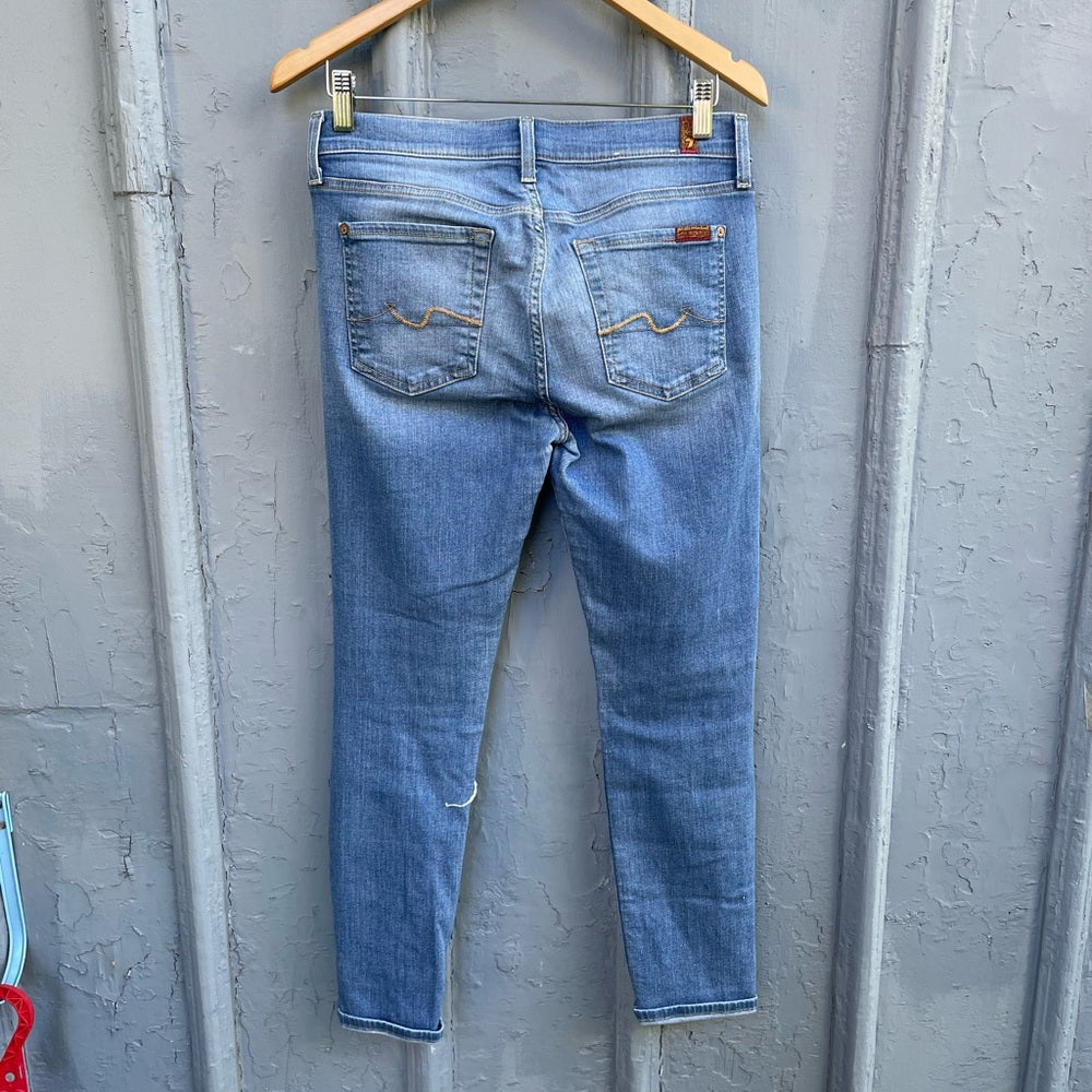 7 For Mankind Josefina skinny boyfriend Jeans Sz 27