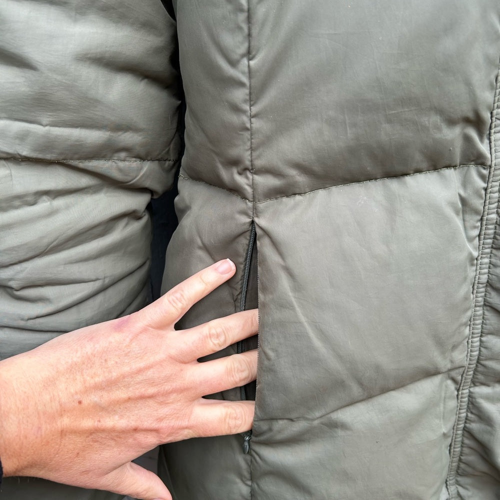 Ladies CDN Spirit khaki Down Jacket, size Small
