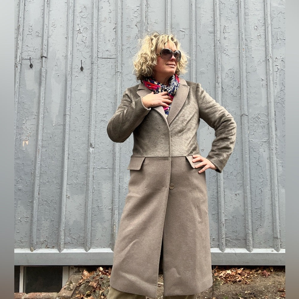 Karen Millen Wool Overcoat, size 8