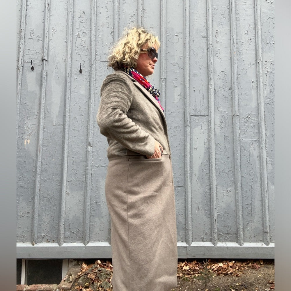 Karen Millen Wool Overcoat, size 8