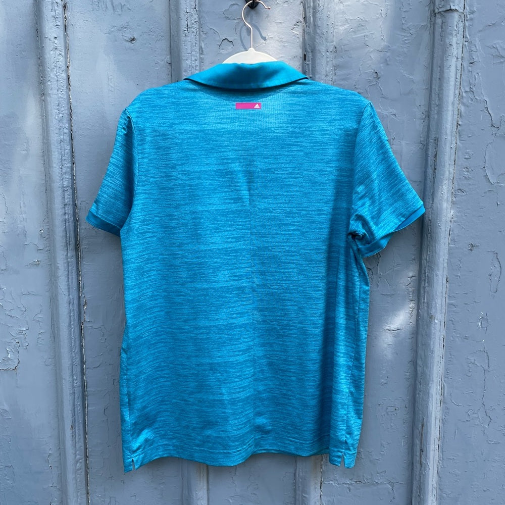 ADIDAS PUREMOTION PLEATED SLEEVE POLO SHIRT, size XL