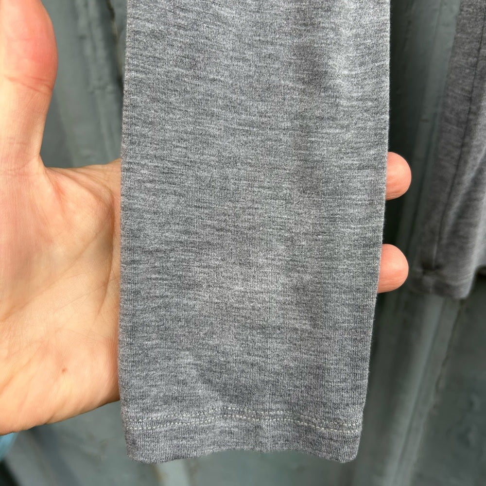 Majestic Filatures Grey Soft Touch long sleeve tee, size 1 (small)
