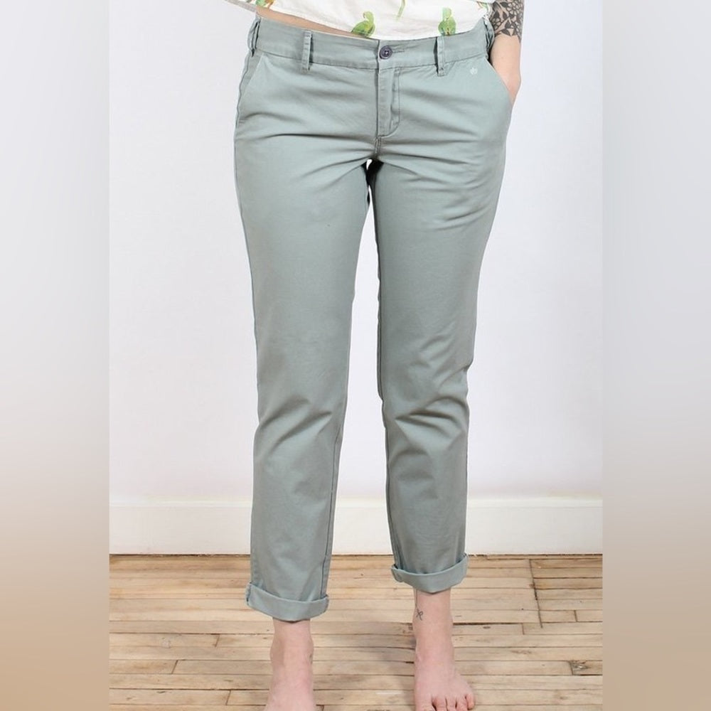 G1 Basic Goods Iconic Chino Paper Twill Mustard cotton pants, size 2