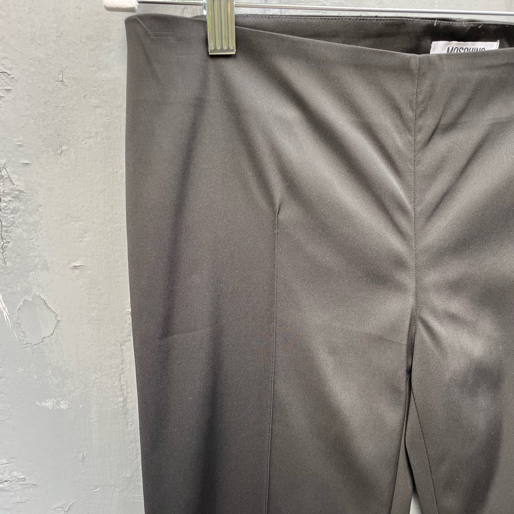 Moschino Black Slim Crop Pants, size 8 (fits small)