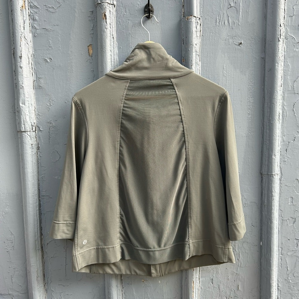 Lululemon Khaki Swing Jacket, approx size 10