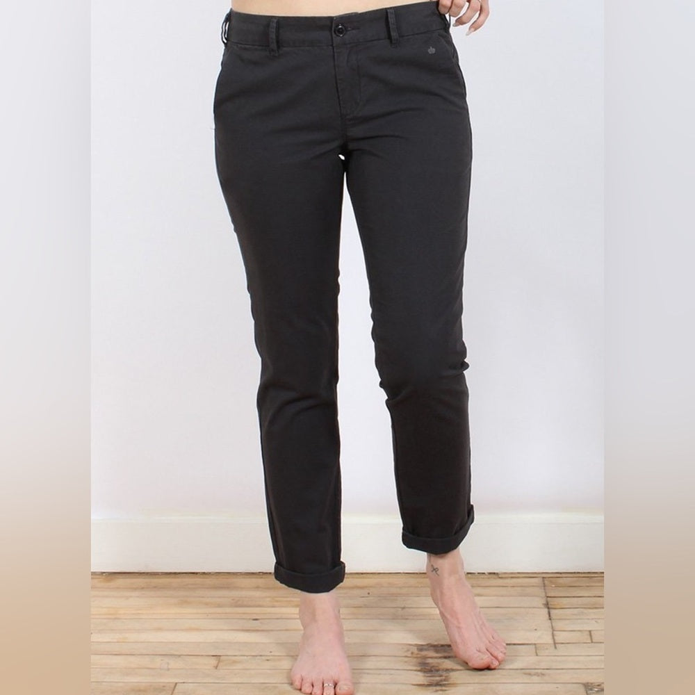 G1 Basic Goods Iconic Chino Paper Twill Mustard cotton pants, size 2