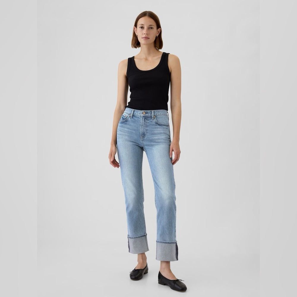 Gap 90’s Straight high rise, size 30