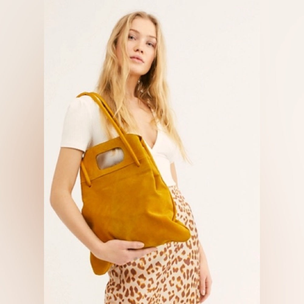 Free People Rosetta Top Handle Shoulder Bag, 15”x6”x13”