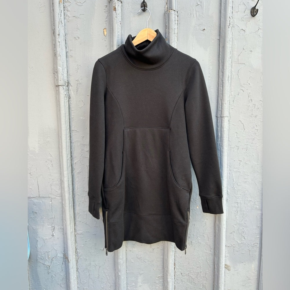 Athleta Cozy Karma Funnel Neck Dress, Size Small