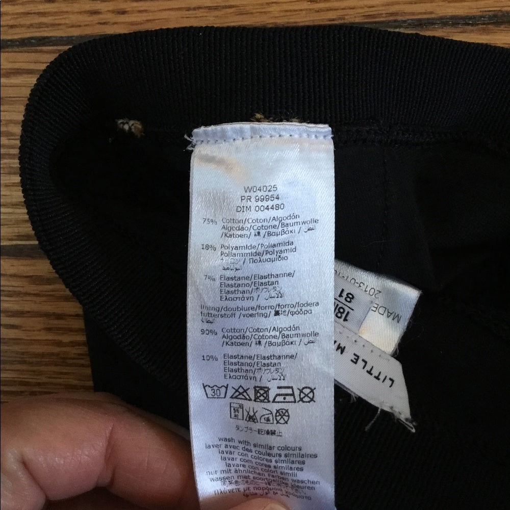Little Marc Jacobs black leggings, size 18 months