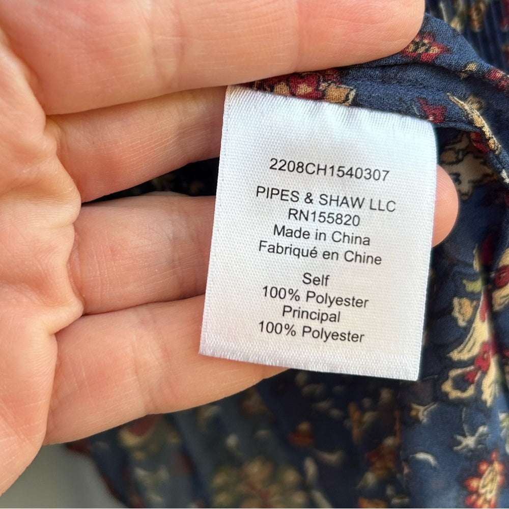 Veronica Beard Lewin Floral Blouse, size 0