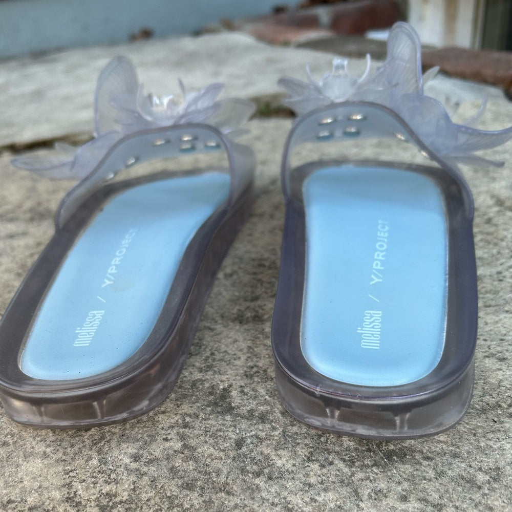 Melissa Beach Slide Flower + Y.Project, size 8