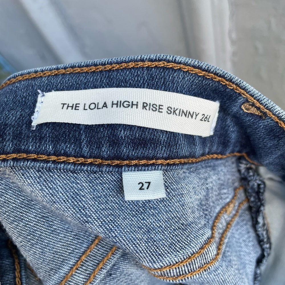 Denim Forum The Lola High Rise Skinny, size 27