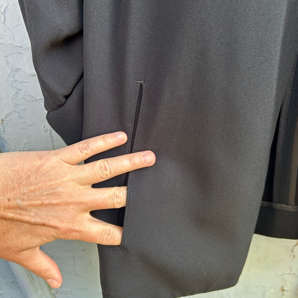 Babaton Black Power Hip Blazer, size 0