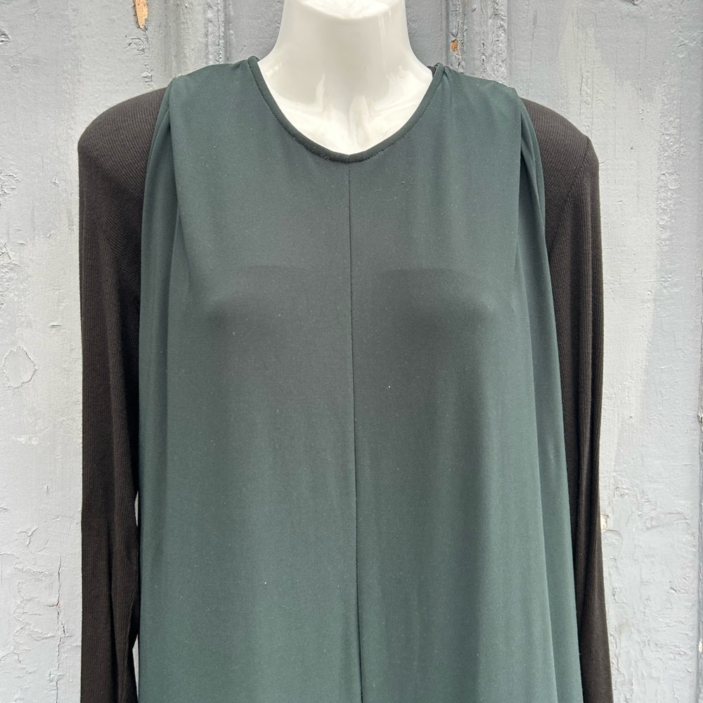 MEG Green jumpsuit, size xs (fits large)