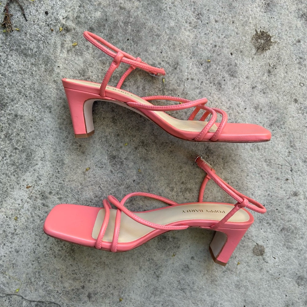 Poppy Barley Harley Heeled Sandal, Cantaloupe, BNWOB, size 9