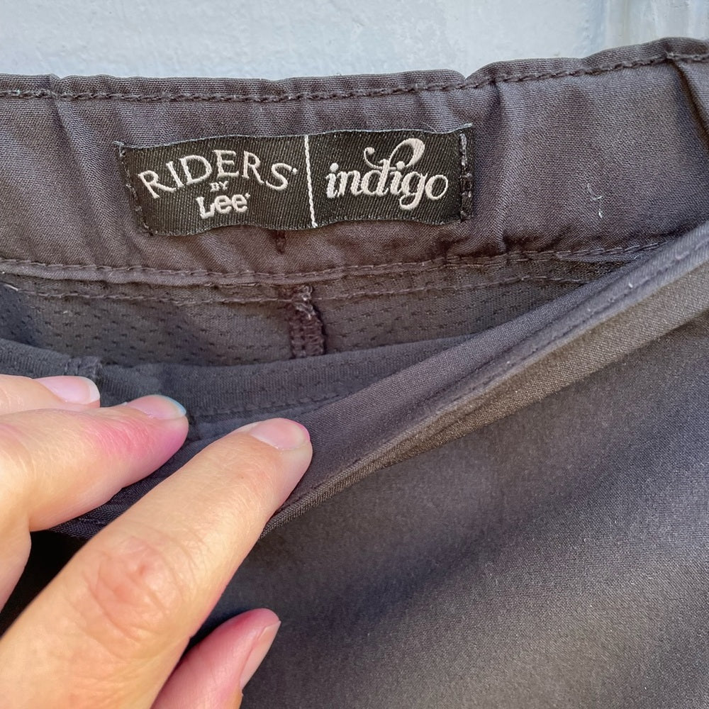 Riders by Lee Indigo Black Utility Skirt, size 16