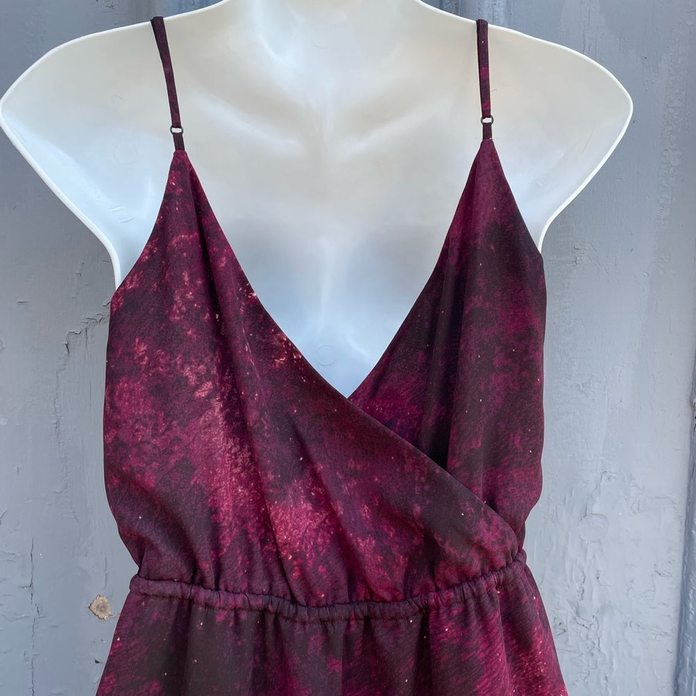 Babaton Burgundy Casmir Dress, size xs
