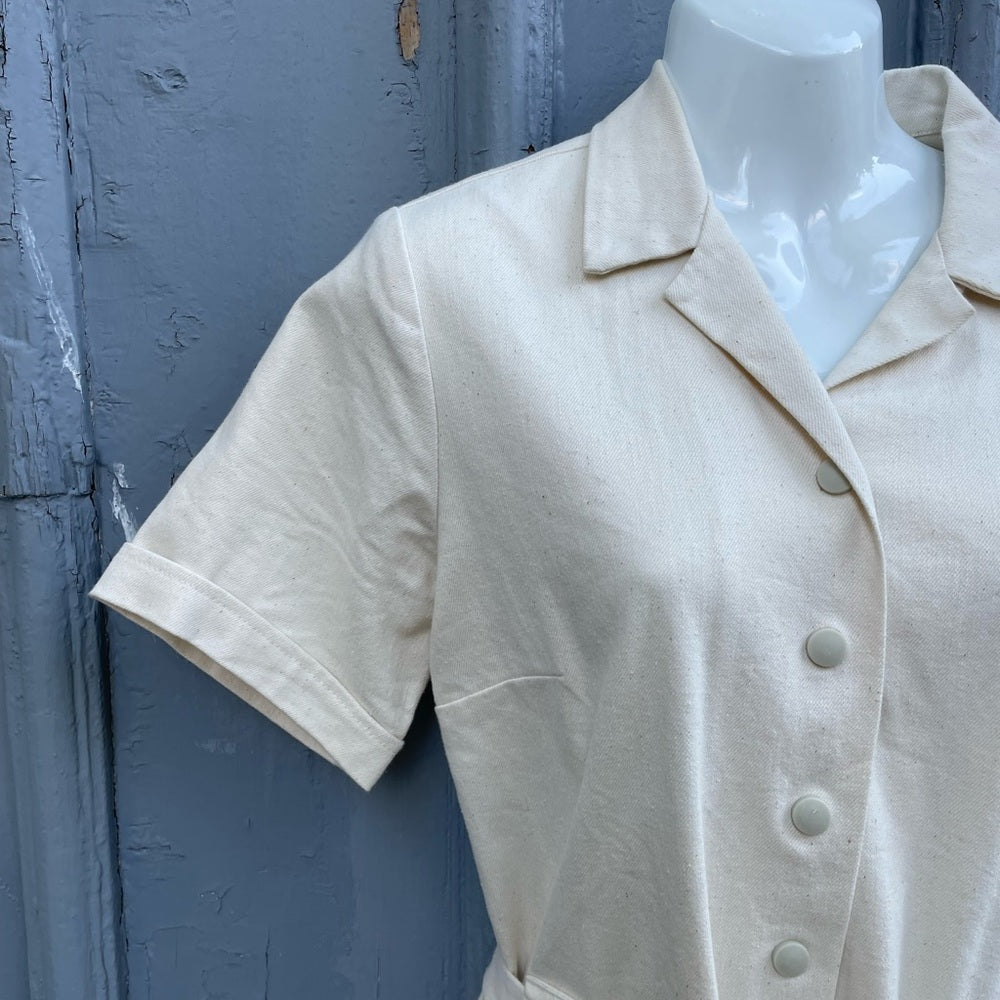 BodyBag by Jude Cream Shortalls, size M