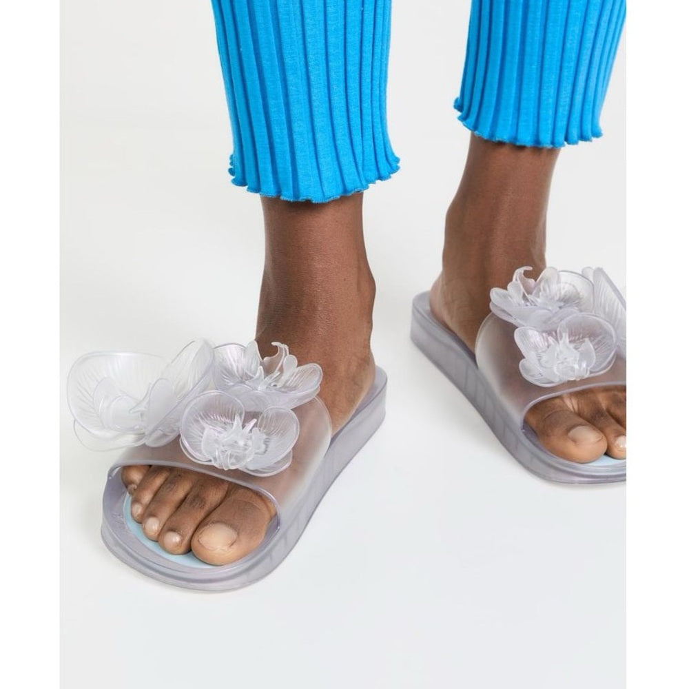 Melissa Beach Slide Flower + Y.Project, size 8