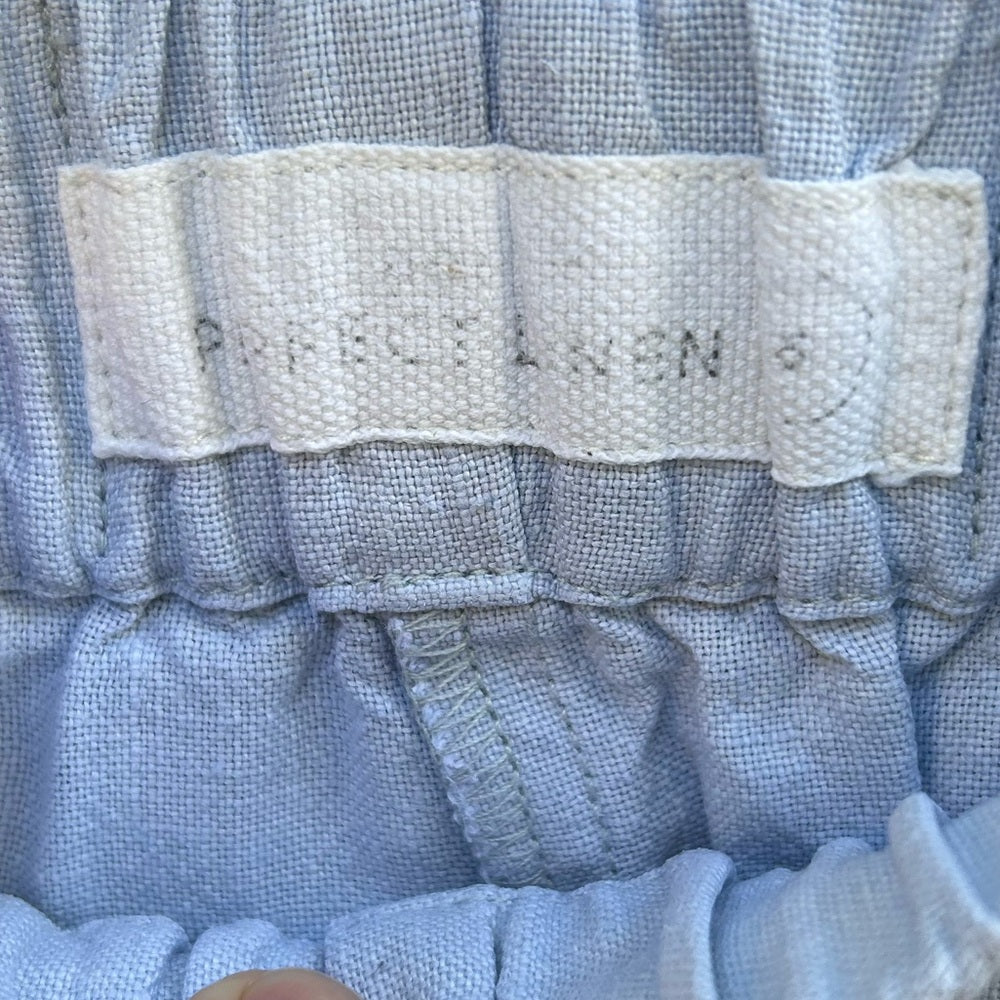 Not Perfect Linen blue Genova pants, size 6