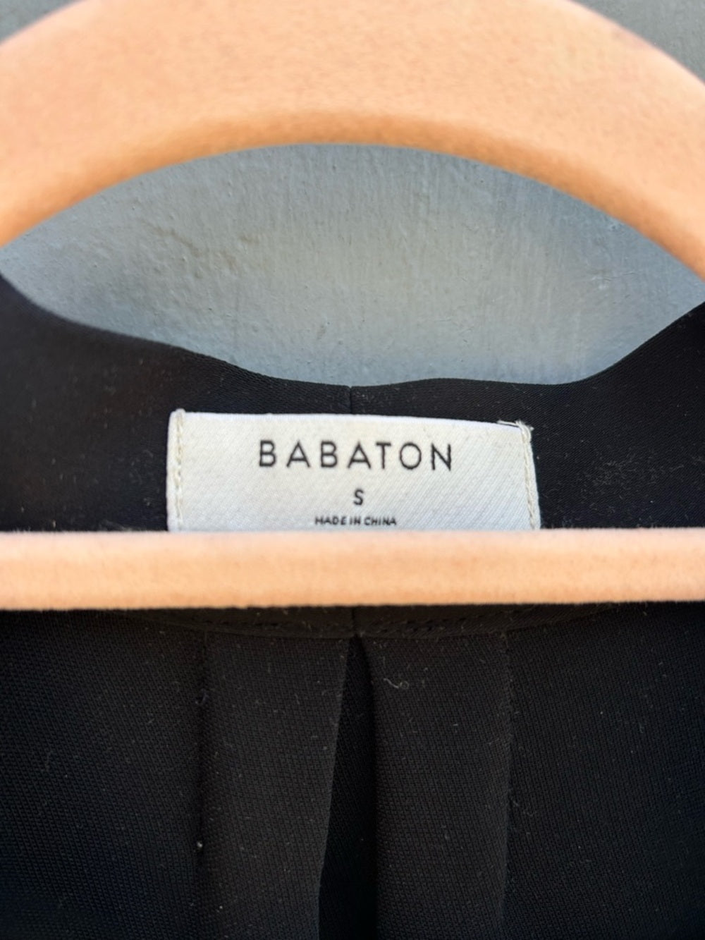 Babaton Black Power blouse, Small