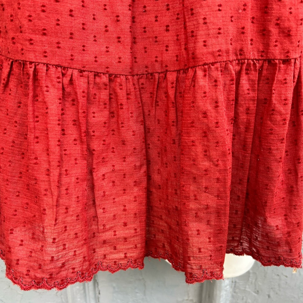 Velvet Raina Cotton Blouse, Size XS