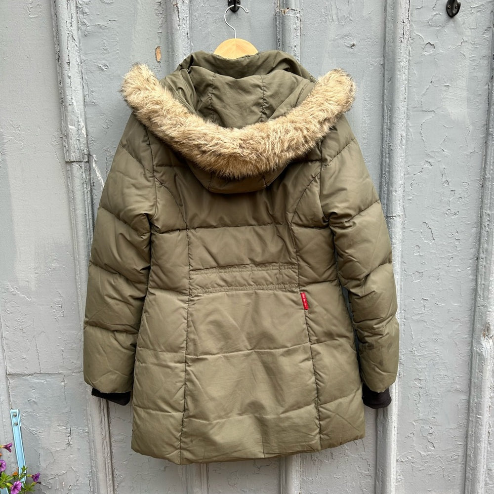 Ladies CDN Spirit khaki Down Jacket, size Small